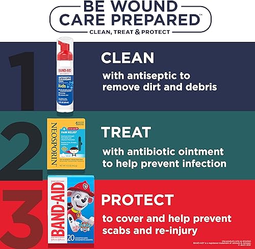 Miniatura 6 de Band-Aid Vendajes adhesivos de marca para cortes y rasguños menores cuidado de heridas con personajes Pokémon para niños tamaños surtidos de 20