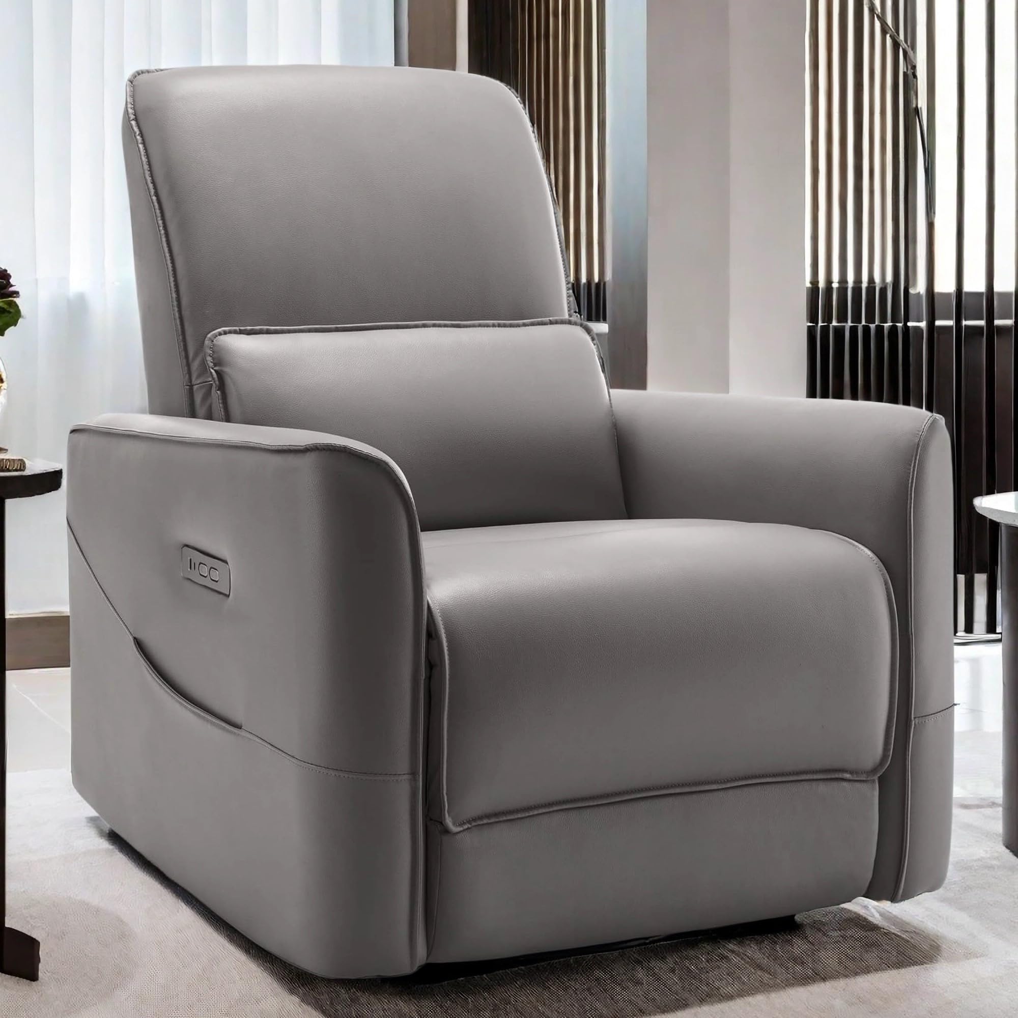 Amazon.com: Korser Nursery Glider Recliner Chair, Power Rocker Swivel ...