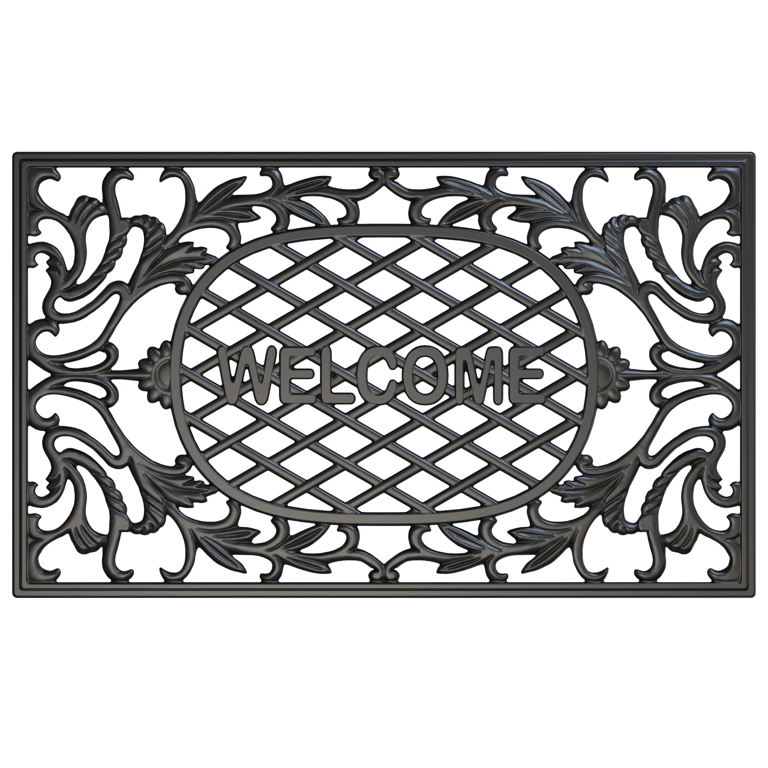 FIOZOR Original Rubber Door Mat,Easy Clean,Waterproof Doormats for Patio,Entry,Deck