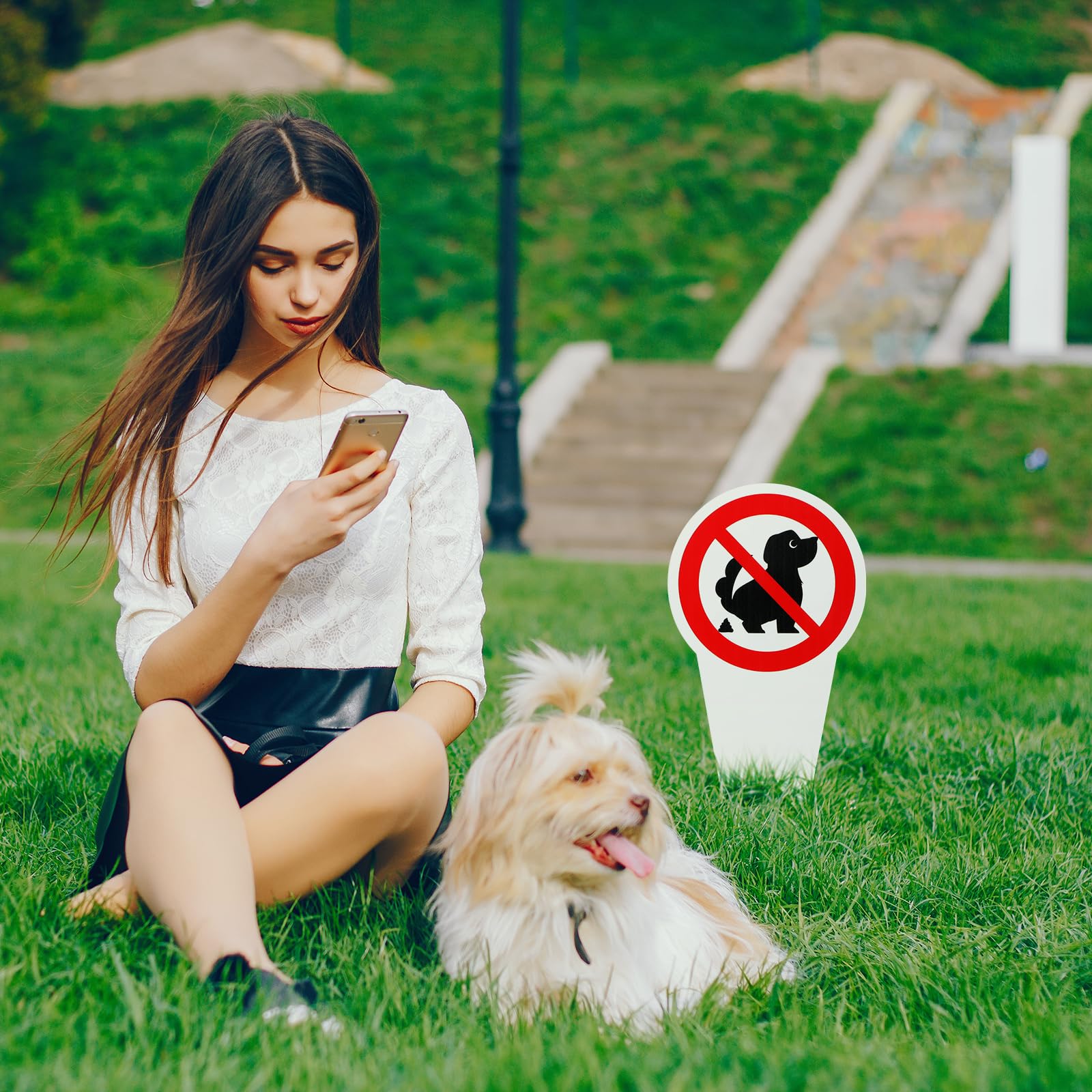 8 sztuk tabliczka bez toalety dla psa tabliczka duża 30 x 15 cm Das ist Keine Hundekload Tabliczka z psem Zakaz kupowania na czyste drogi, trawnik, park, plac zabaw