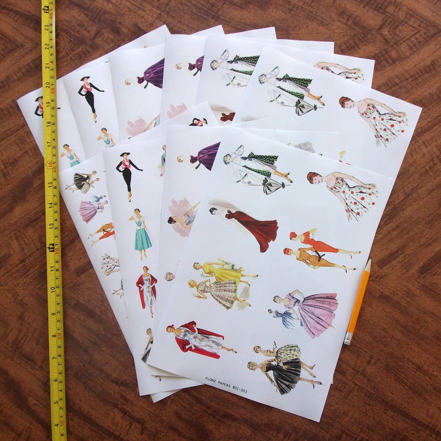 Decoupage Paper Pack (10sheets A4 / 8