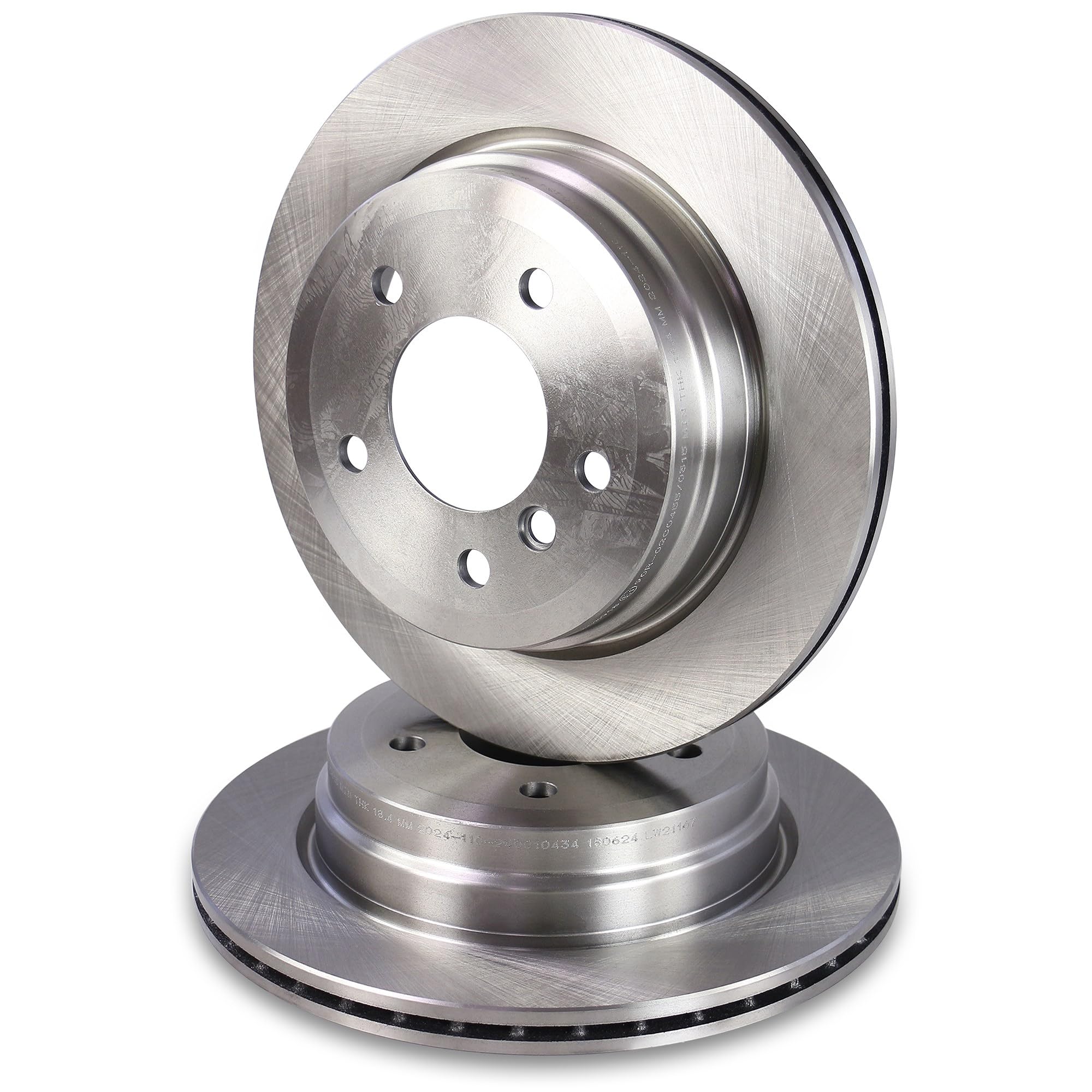 BESTPRICE Juego de frenos eje trasero incl. discos de freno Ø 300 mm ventilados + pastillas de freno traseras + contacto de desgaste, compatible con BMW X1 (E84)