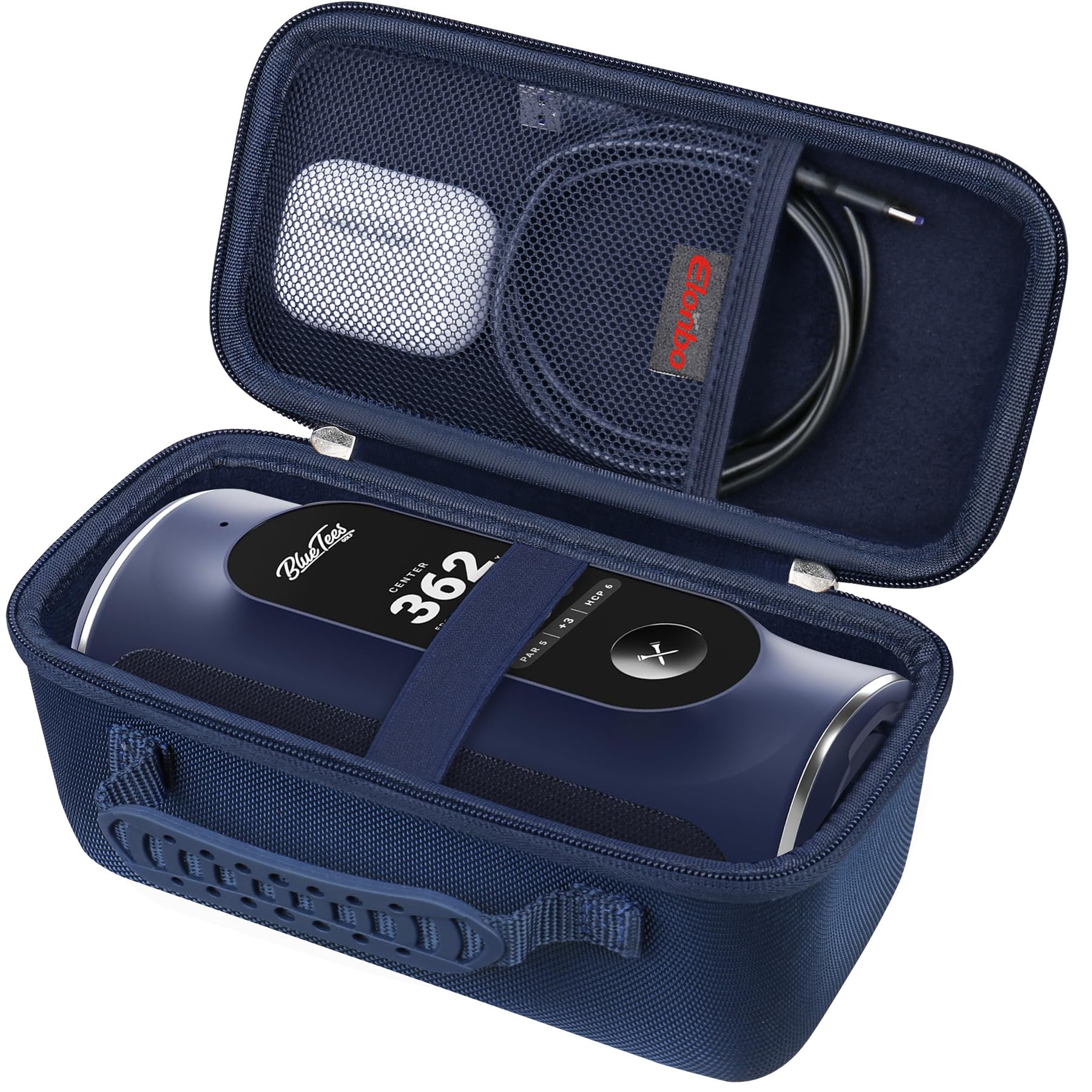Elonbo Carrying Case for Blue Tees Golf Player+ GPS Speaker, Wireless Ultra Portable Bluetooth Travel Bag Golf Speaker and Rangefinder Storage Holder,