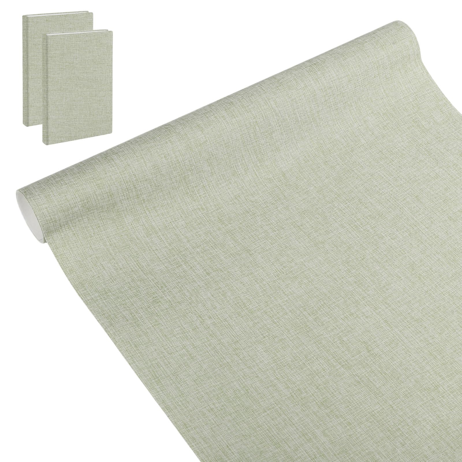 GLOBLELAND Dark Sea Green Book Cloth for Book Binding 40x17Inch Polyester Fabric Paper Backed Washable and Reusable Protective Cover Book Binding Materials for Adult DIY Book Album Cover