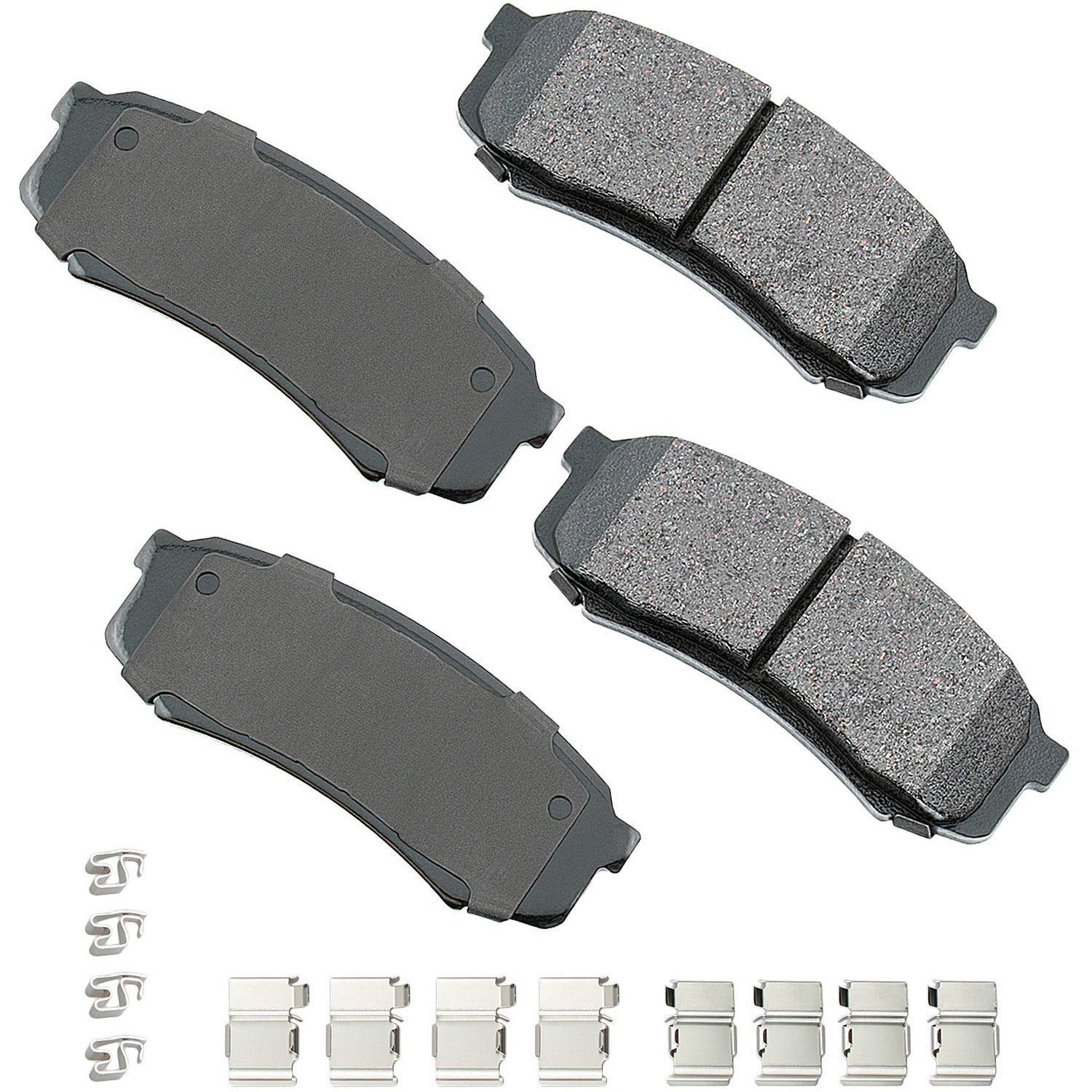 Akebono ACT606A Ultra-Premium Ceramic Rear Disc Brake Pads