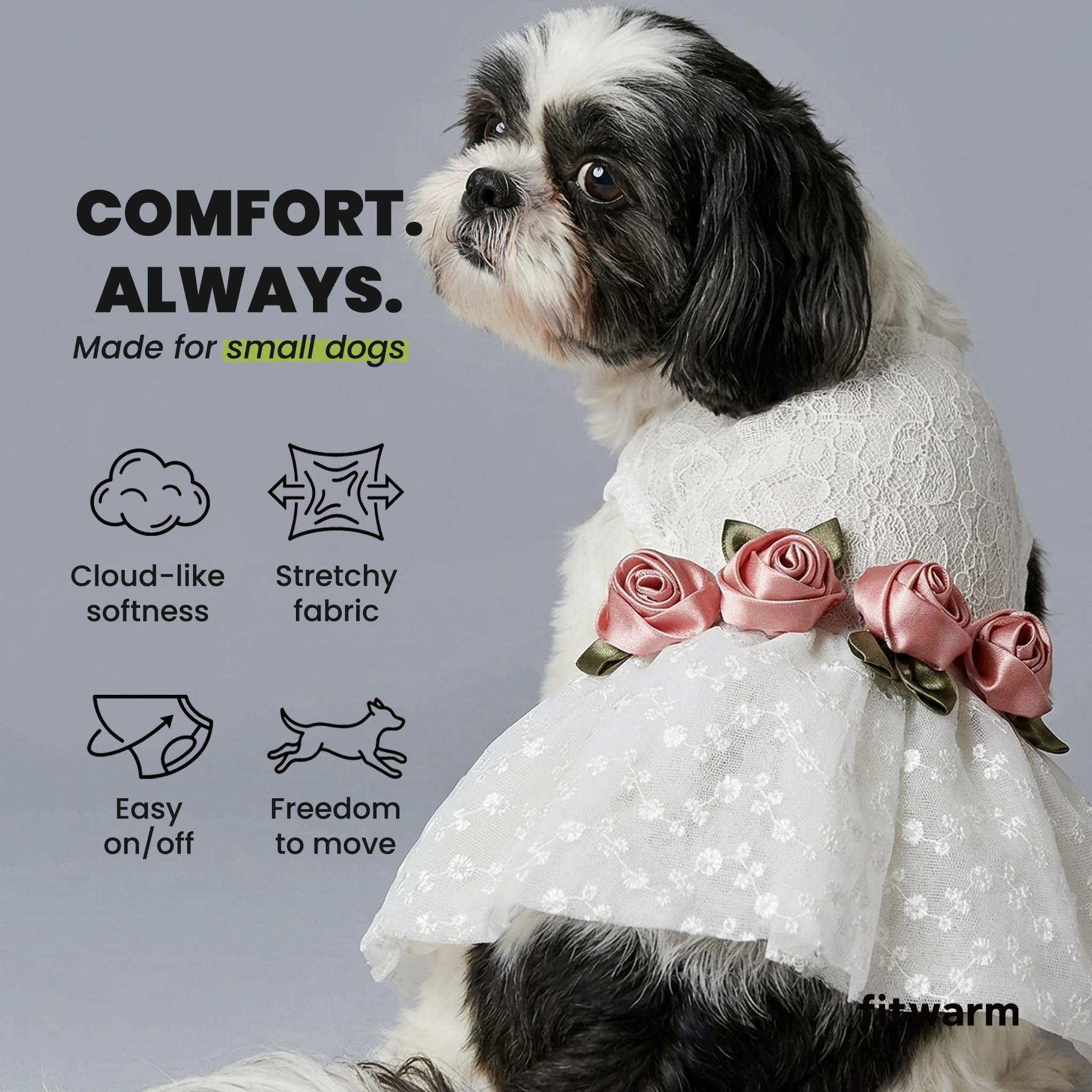 sachin and babi light blue dress Coco Luxury Fancy Dog Dress With Bag main image 0