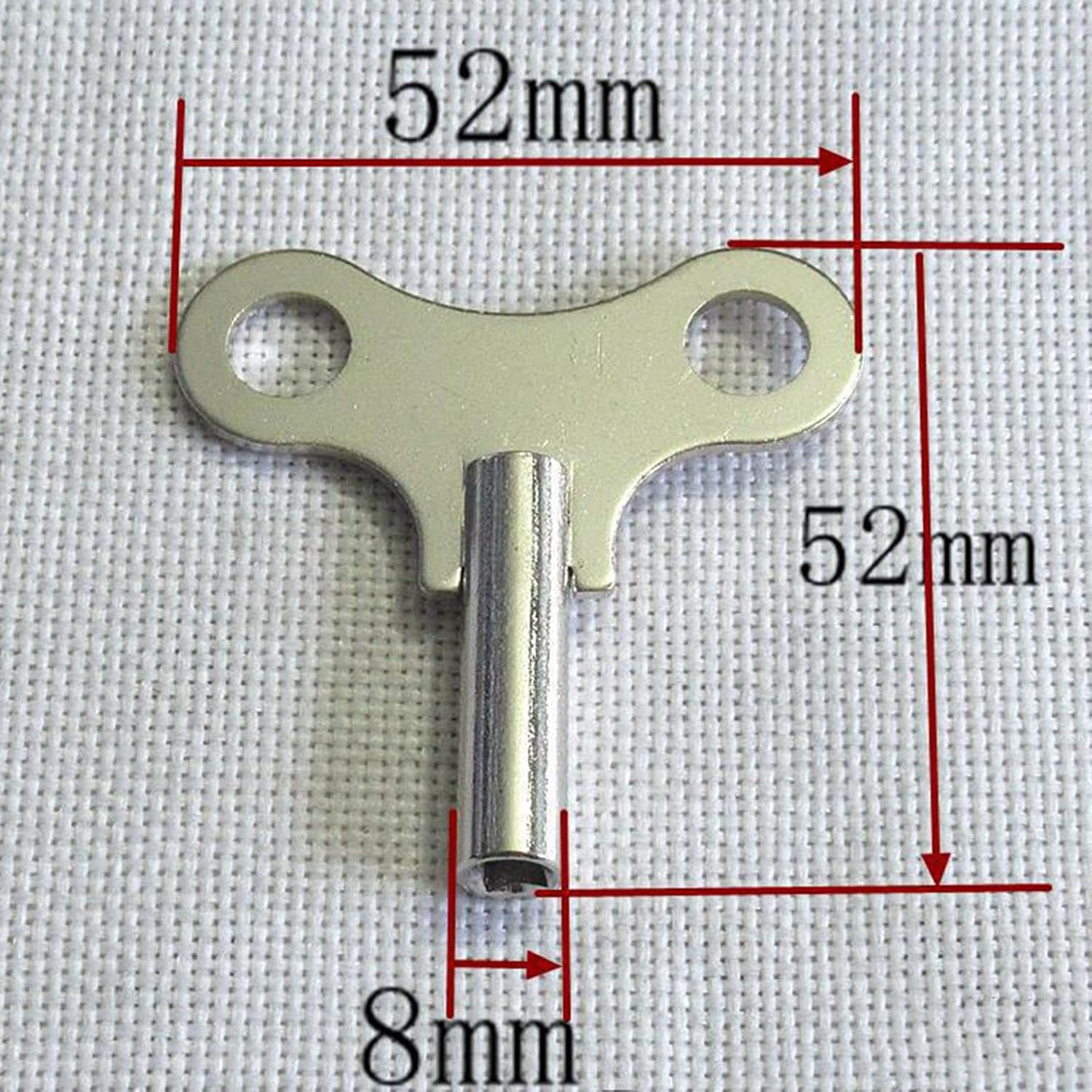 Clock Winding Key Ergonomic Collectors Steel Hobbyists for Mechanical Clocks White|Collectibles