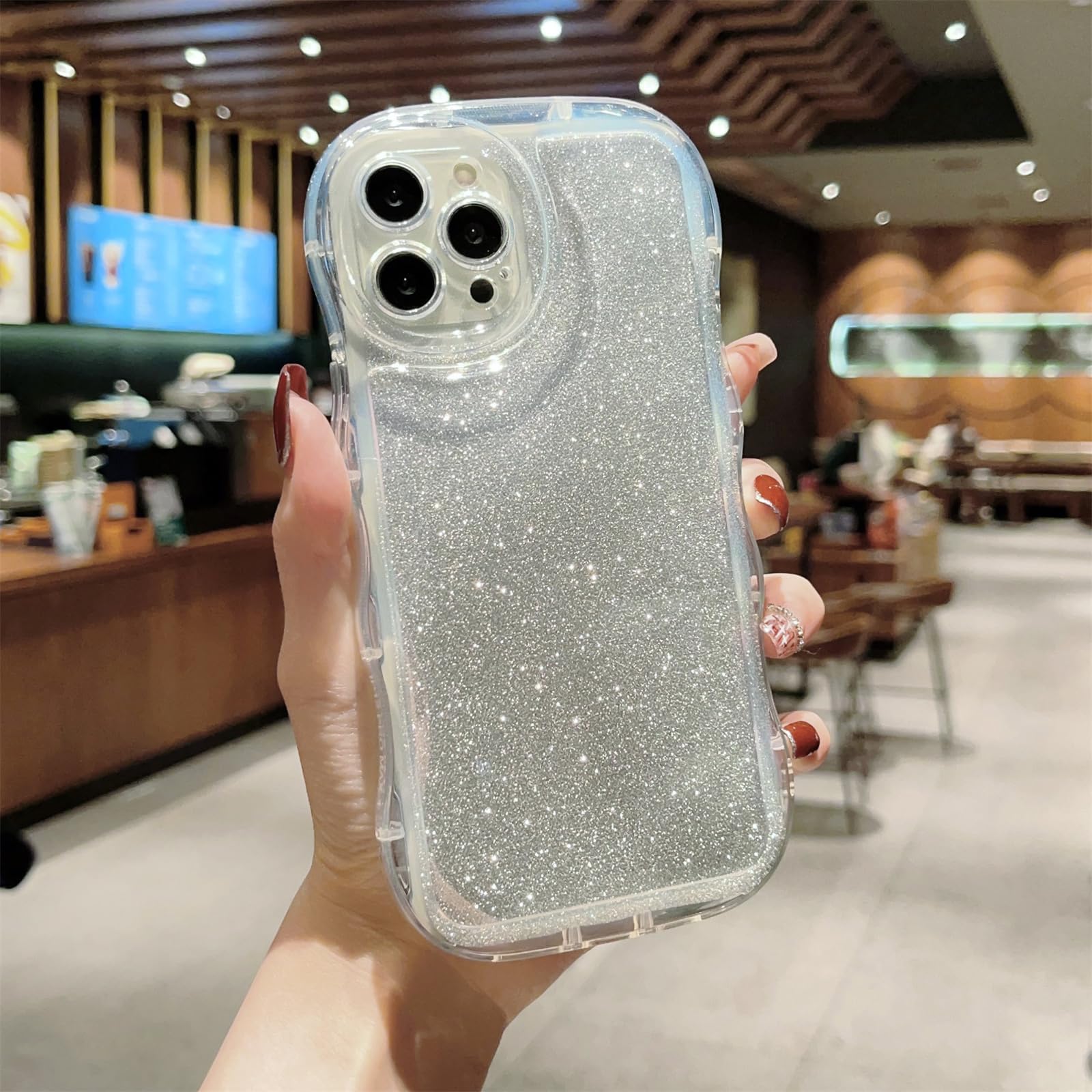 Amazon.co.jp: iPhone11 pro ケース 透け感 おしゃれ 韓国 キラキラ