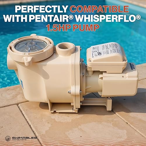 Miniatura 6 de Swimables 011514 WhisperFlo Bomba de piscina de una sola velocidad de 1.5 HP  Reemplazo de bombas de piscina WhisperFlo de alta calidad de alto