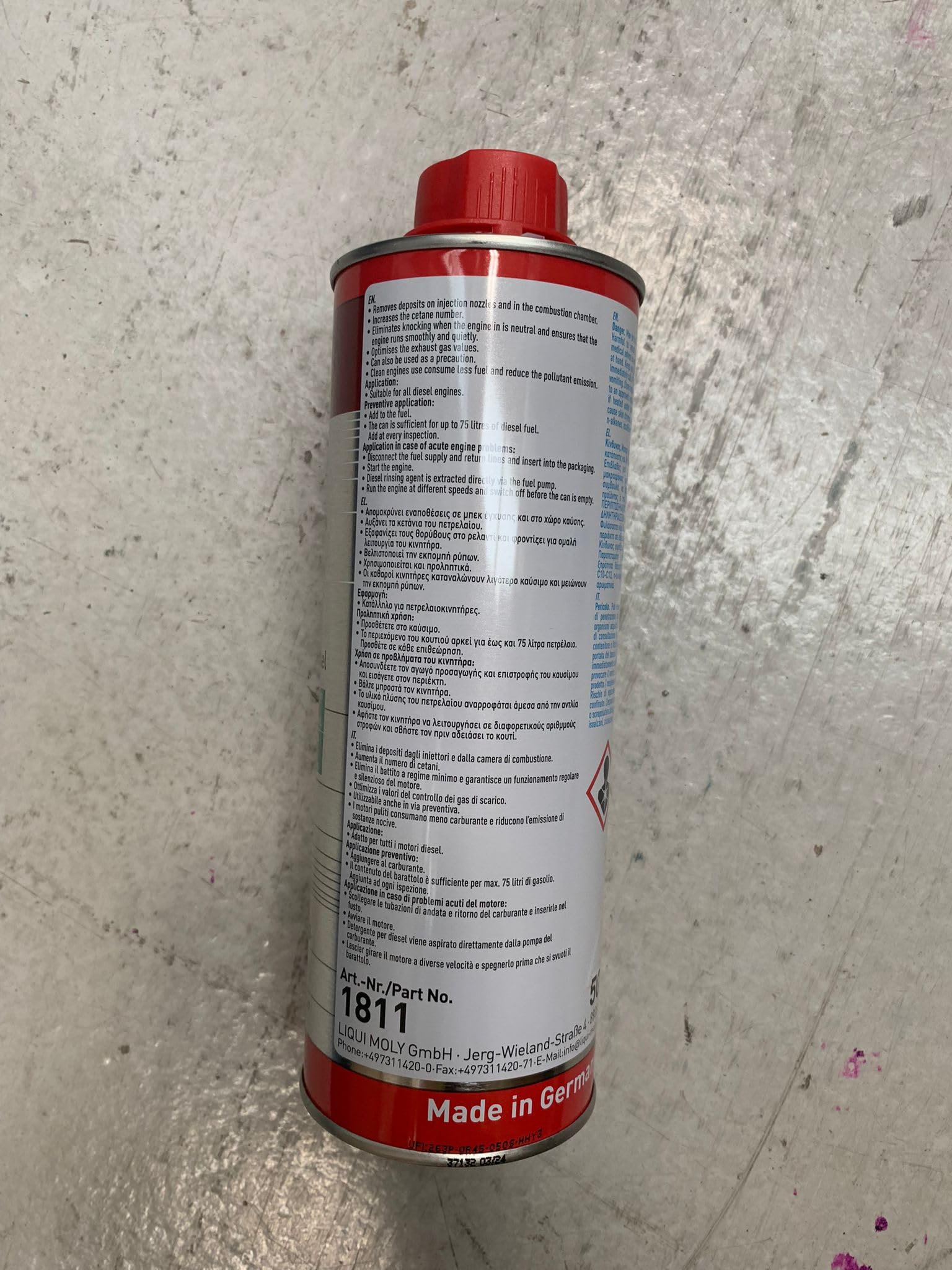 Liqui Moly 2509 Einspritzdüsenreiniger (nur fur Dieselmotoren), 2 Stuck 500 ml
