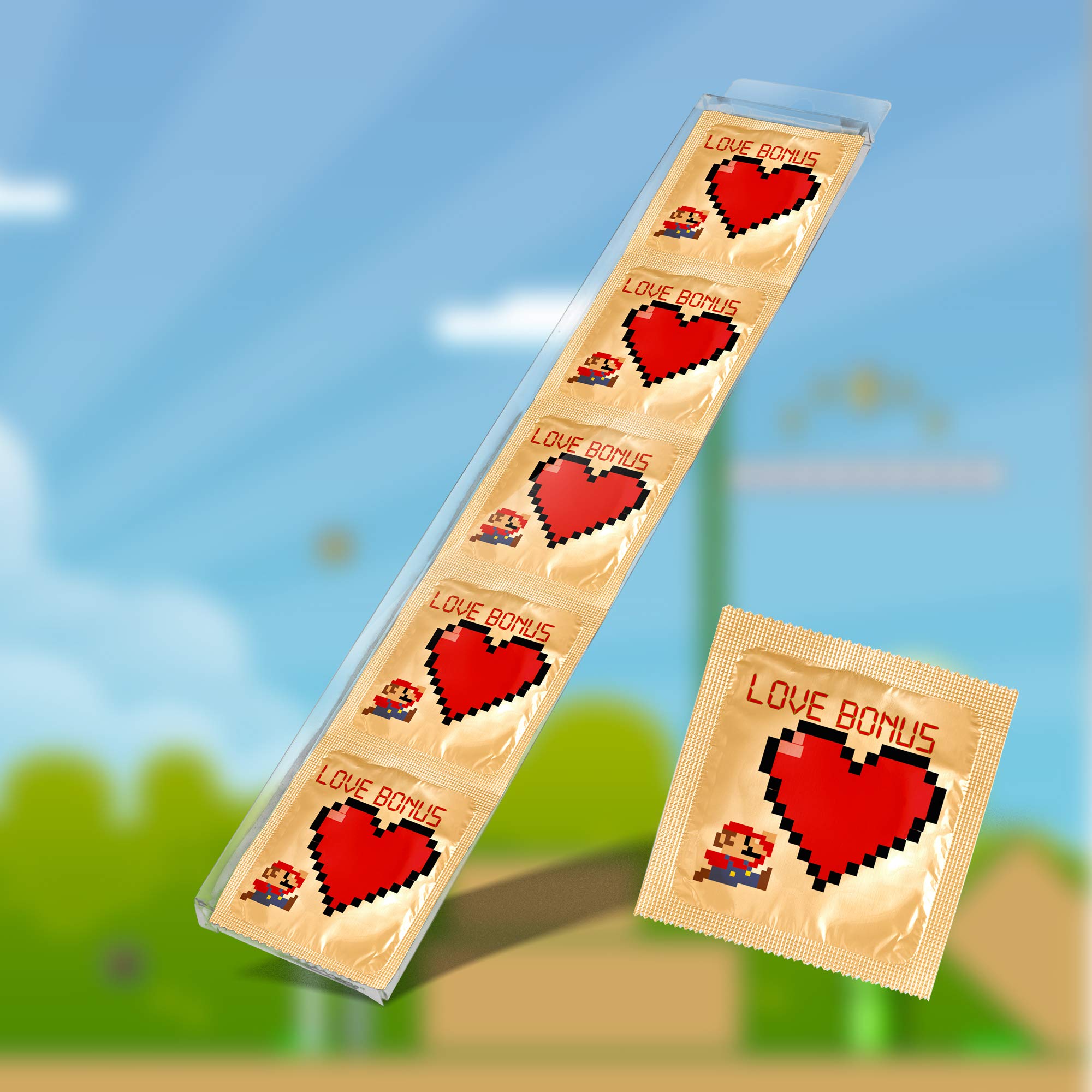 5 Bonus Condoms Crystal Pack