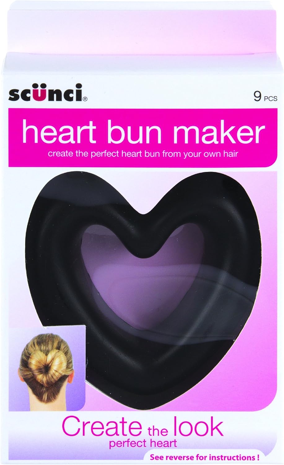 Scunci Heart Bun Maker Amazon.co.uk Beauty