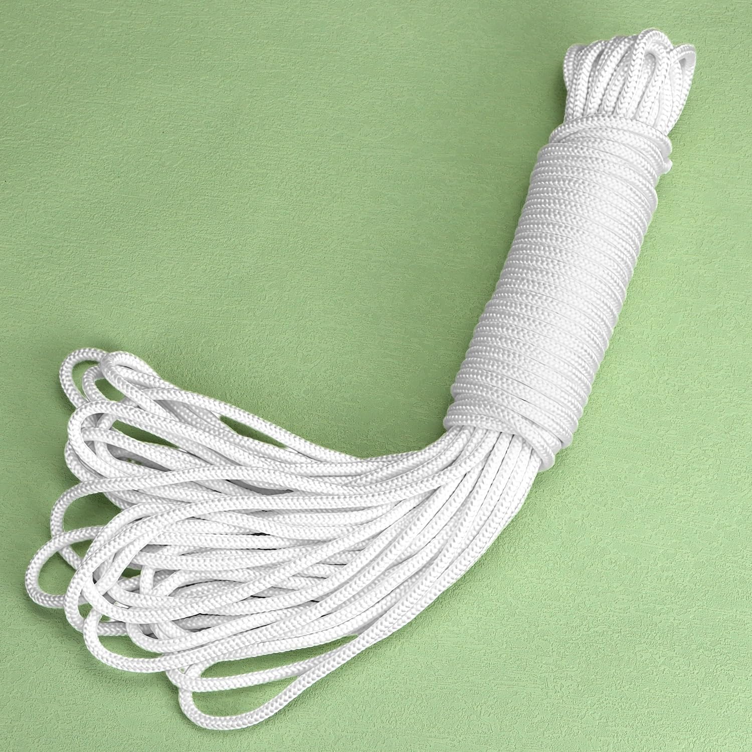 QWORK® Paracord da Corda Nylon - 4mm x 20m - Multiuso per Attività All'aperto