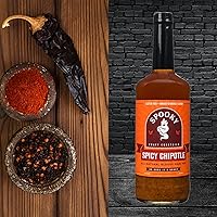 Vista 3 de SPOOKY - Mezcla picante Chipotle Bloody Mary - Hecho con ingredientes naturales de primera calidad - Sin color ni sabor artificial - Sin