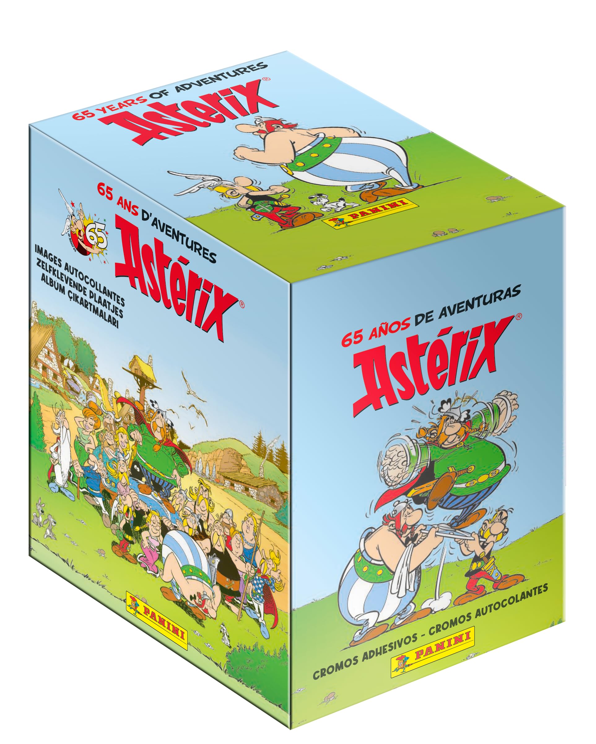 Panini Asterix 65EME Pudełko urodzinowe 36 kieszeni, 004879BOX36F