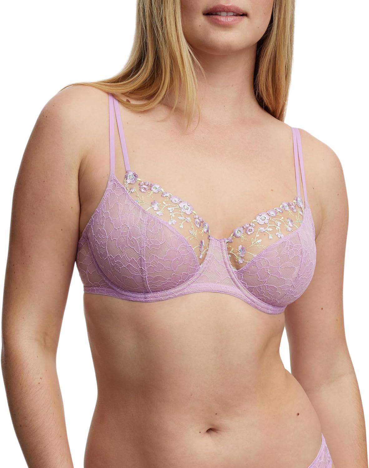 Skarlett Blue Women's Paradise Full Coverage Underwire Bra 336226, Sweet Plum Combo, 38DD