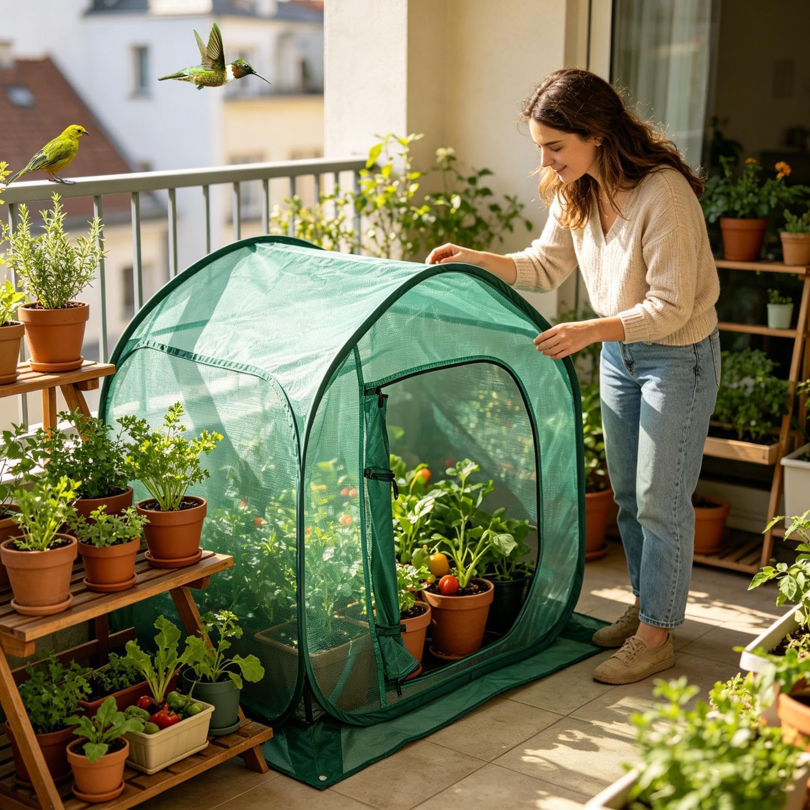 ochronny na rośliny od zwierząt, siatka na kwiaty, ochrona Crop Protection