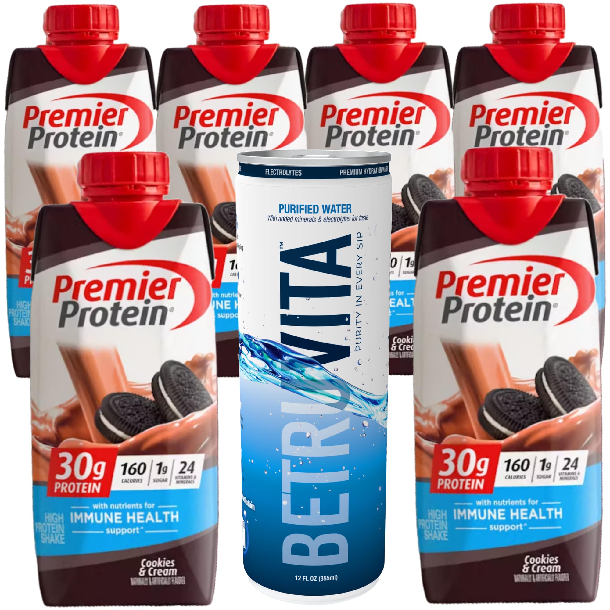 Snapklik.com : Protein Shake Our Premier Cookies And Cream Flavor 30g ...