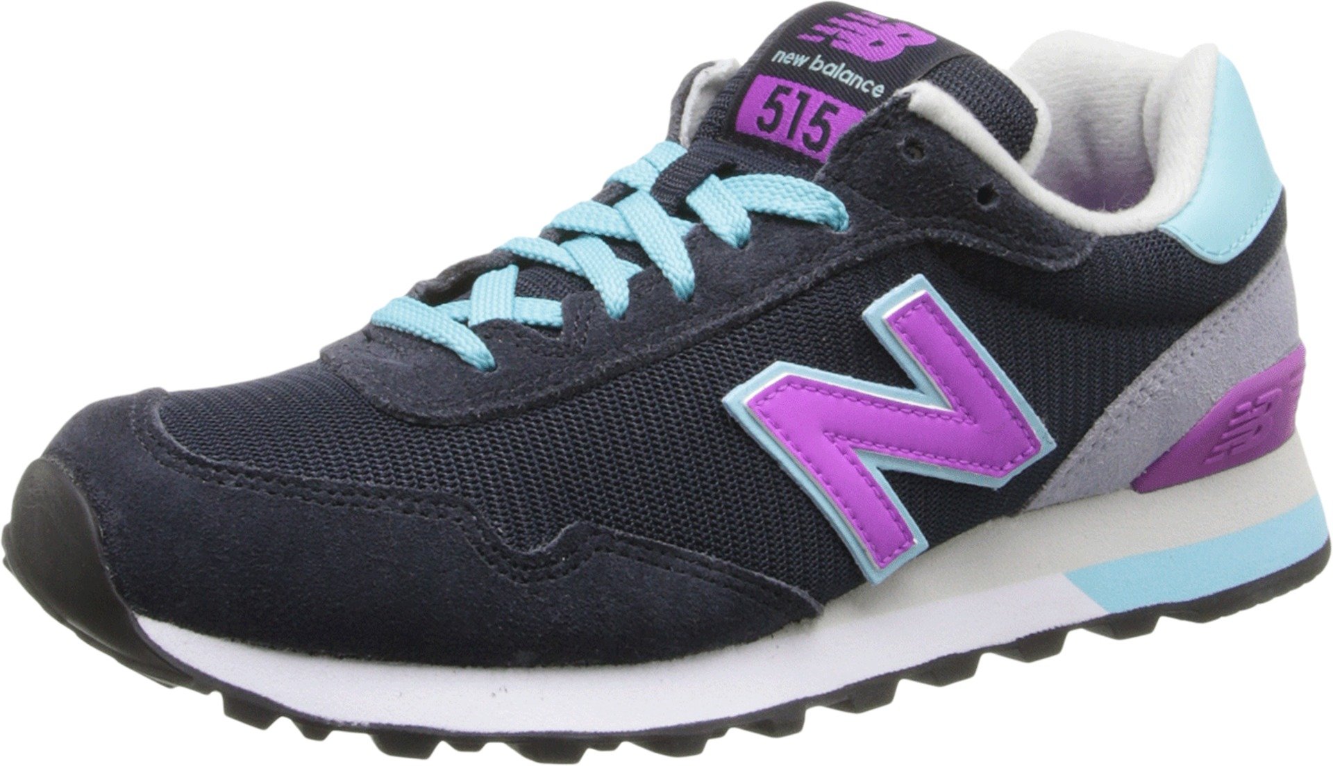 New Balance Women's 515 V1 Sneaker, Black/Prism Purple/Gold Rush, 6 M US — view 39
