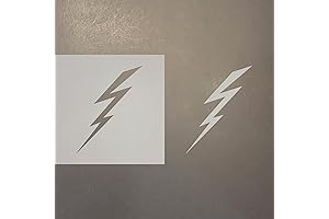 Incredible Lightning Bolt Reusable Mylar Stencil