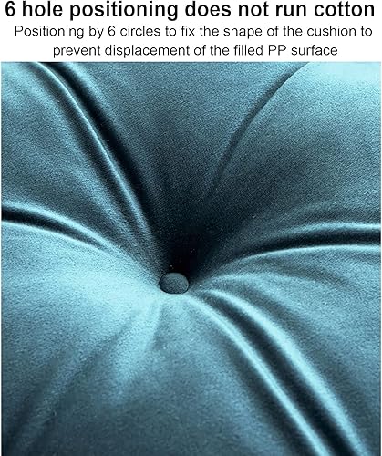 Miniatura 4 de ZZenSmot Cojín redondo moderno y simple para silla, cojín de asiento de tatami, cómodo y grueso, suave para balcón, dormitorio, sala de estar,