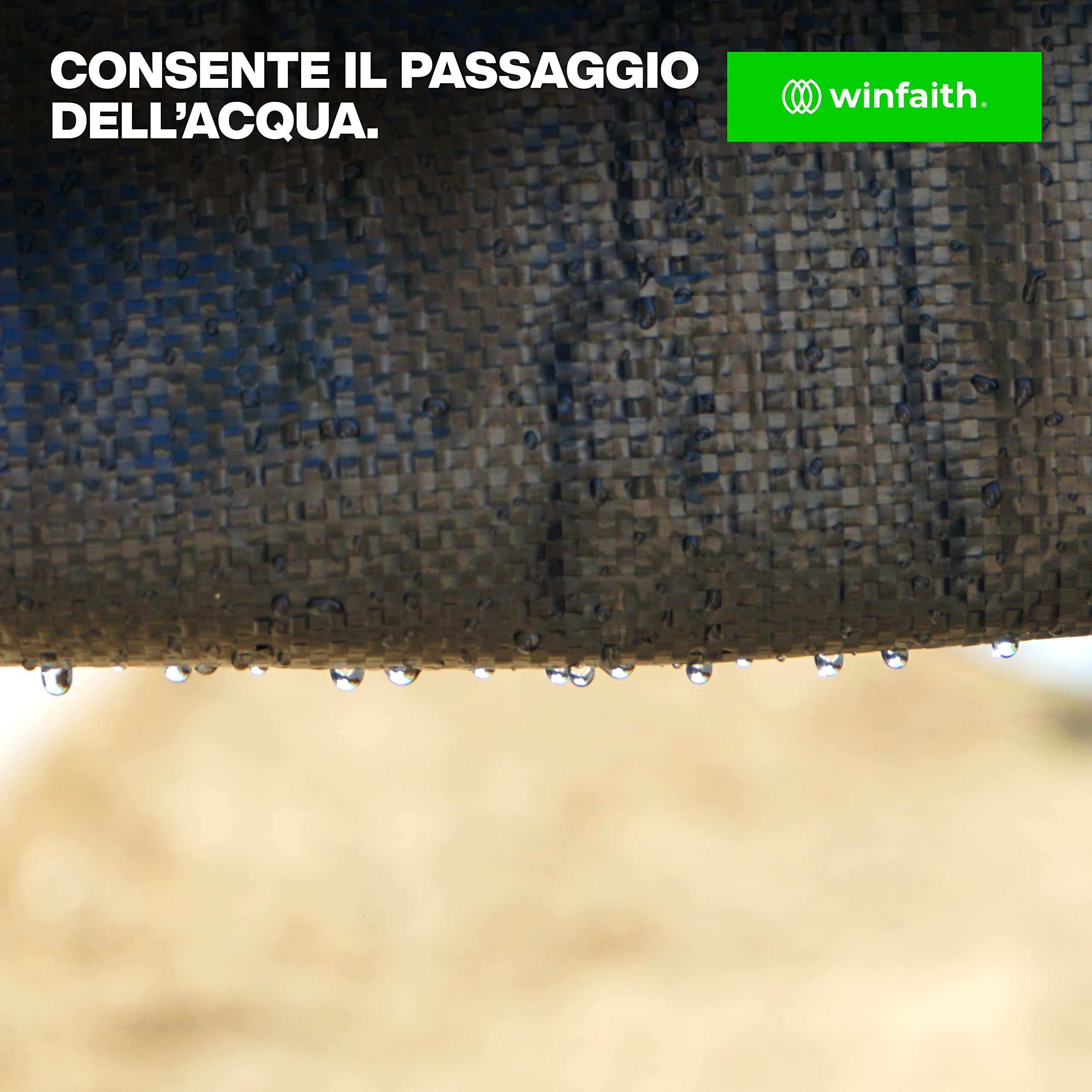 Telo Pacciamatura 100 g/m² Picchetti in Acciaio H150 x L30 x D3 e Rondelle in Plastica - Anti Erbacce Orto Giardino - Telo Nero in Polipropilene Permeabile Protezione dai Raggi UV - 2m x 10m