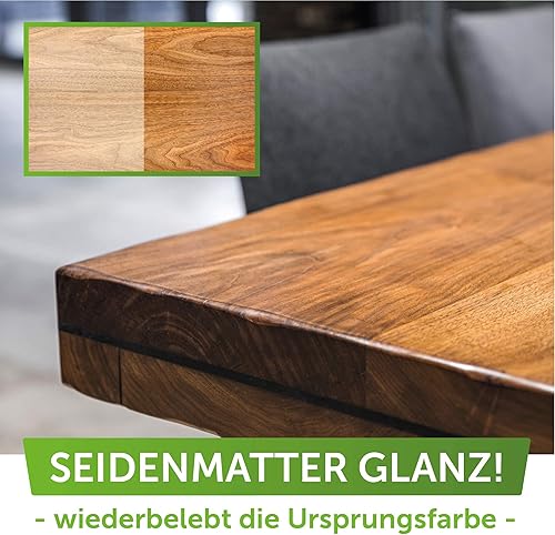 Miniatura 4 de Nordicare Aceite de teca (1 litro)  Aceite de madera para toda la zona interior  Revive el color original de la madera  Aceite de teca premium para