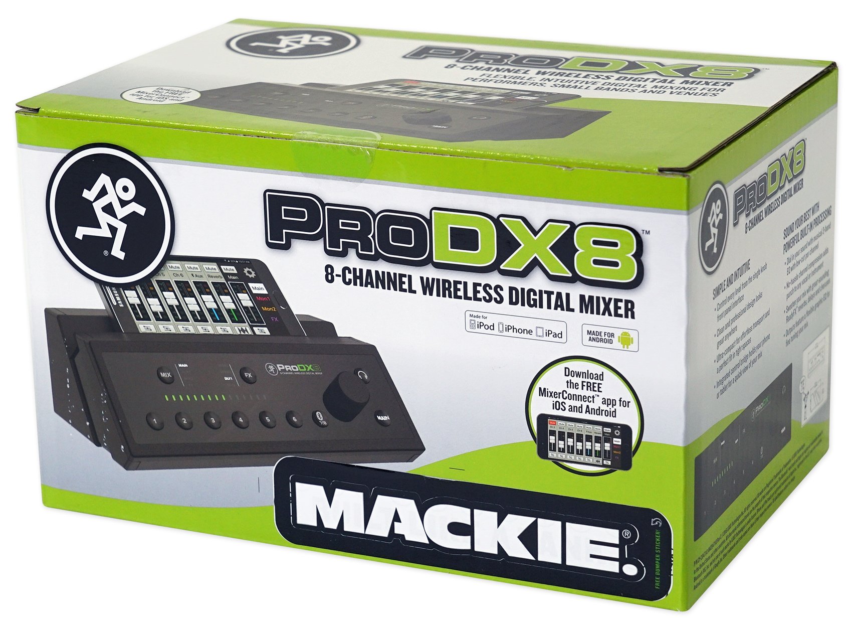 Mackie prodx8 Digital Inalámbrico de 8 canales mezclador +