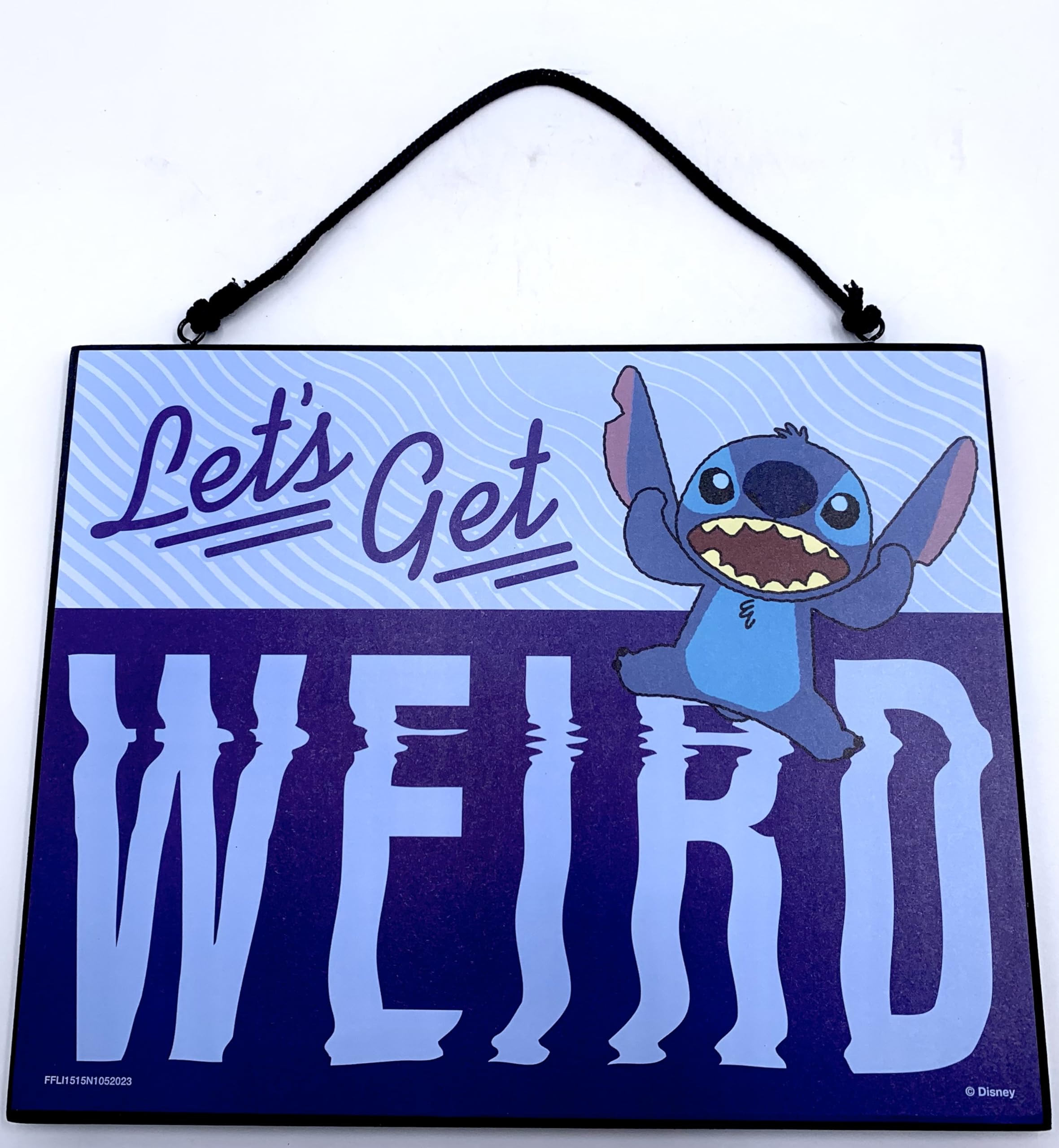 Amazon.com: Silver Buffalo Stitch Reversible Hanging Wood