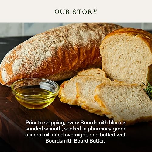 Miniatura 9 de Maple End Grain Cutting Board - Premium, Hand Crafted End Grain Wood Cutting Board for Kitchen - Butcher Block - Handmade Cutting Board (Large)