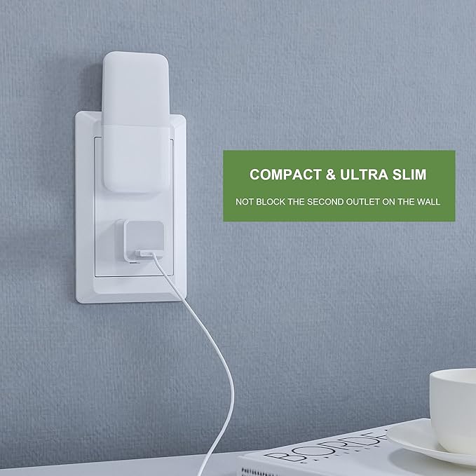 MAZ-TEK MAZ-TEK Plug in Night Light, Warm White LED Nightlights with Smart Dusk to Dawn Sensor for Kids, Nursery, Ideal for Bedroom, Bathroom,Hallway, Stairs, Kitchen, 6 Pack photo 6