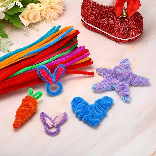 Miniatura 6 de PATIKIL Limpiapipas de 12 pulgadas, paquete de 300 tallos de felpilla flexibles para bricolaje, manualidades, decoración de fiestas, manualidades,