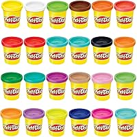 Play-Doh Modeling Compound 24-Pack, 3oz Non-Toxic Assorted Colors Cans - Classroom Supplies, Preschool Toys Ages 2+ Amazon Exclusive