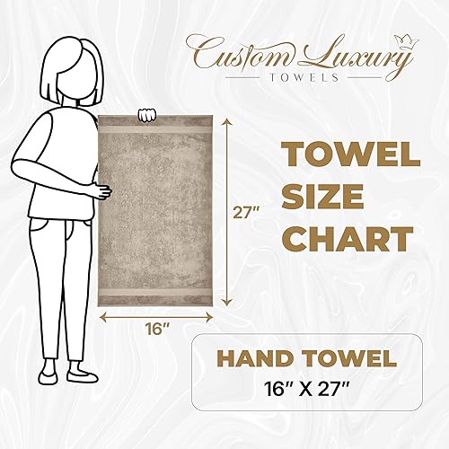 Miniatura 2 de Toallas de mano con monograma para baño Toallas turcas de algodón de lujo Bordadas en Estados Unidos Juego de 2 Elige el color del juego y el