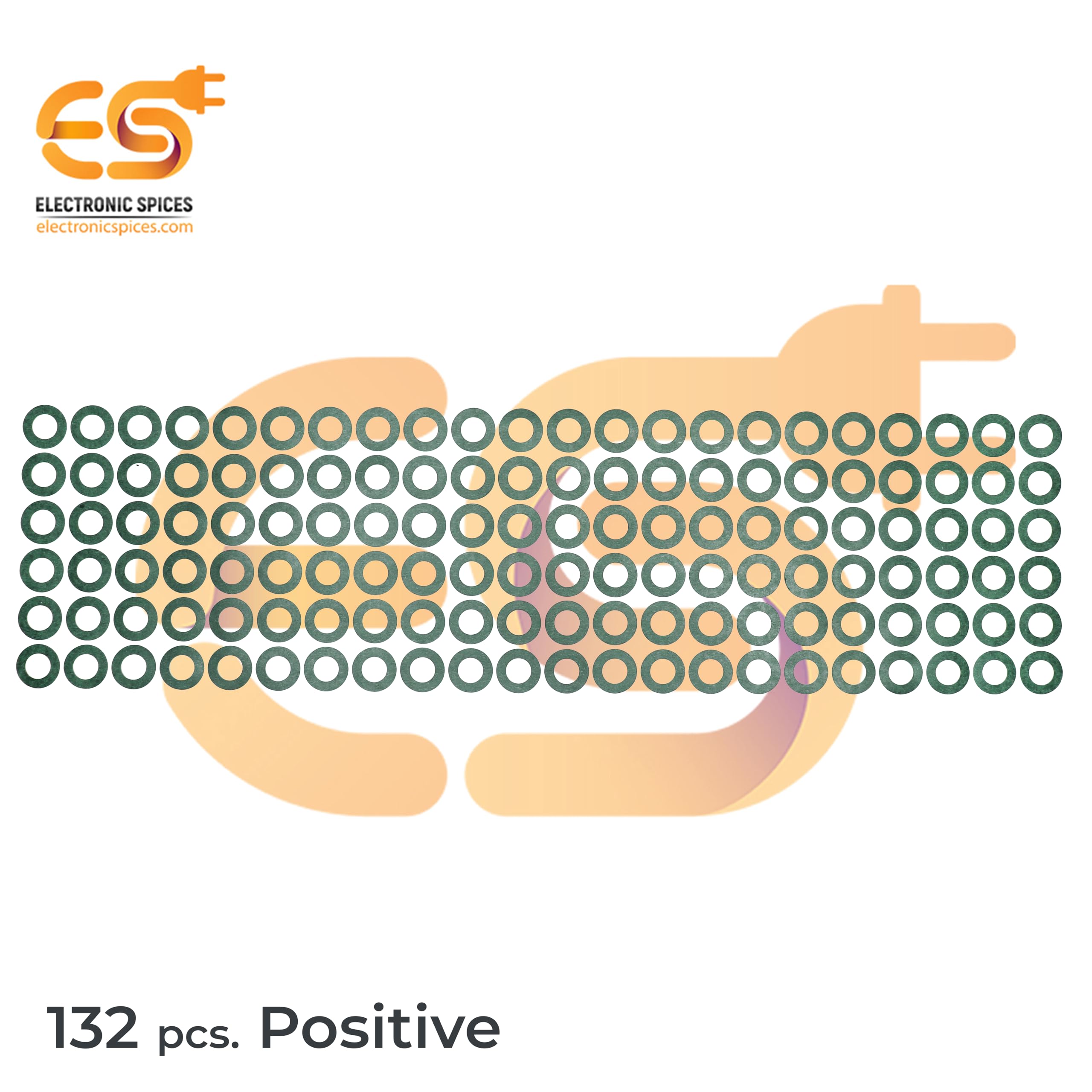 Electronic Spices Insulating Adhesive Base Mat for 18650 Battery Cell (Positive and Negative) Terminal (Pack of 220) - Image 4 thumbnail