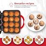 Holstein Housewares Non-Stick 12-Count Electric Cupcake Maker Machine thumbnail 3