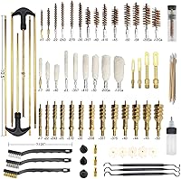 Vista 7 de GuardTech Plus Universal Gun Cleaning Kit – Pro-Grade Rifle, Handgun & Shotgun Cleaner with Brass Jags, Rods, Brushes & Patches with .223/5.56