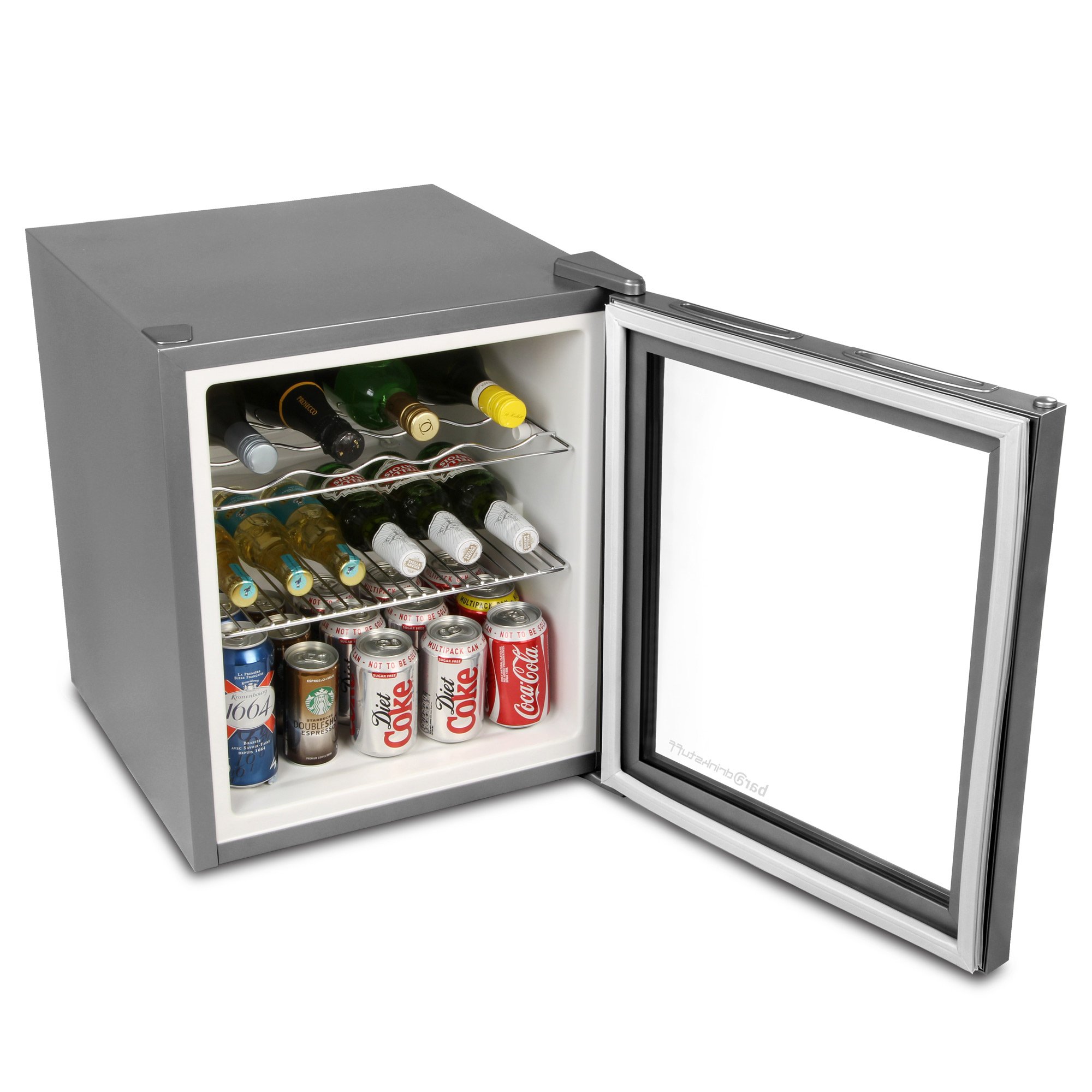 bardrinkstuff Frostbite Mini Fridge 49ltr Silver Buy Online in Brunei