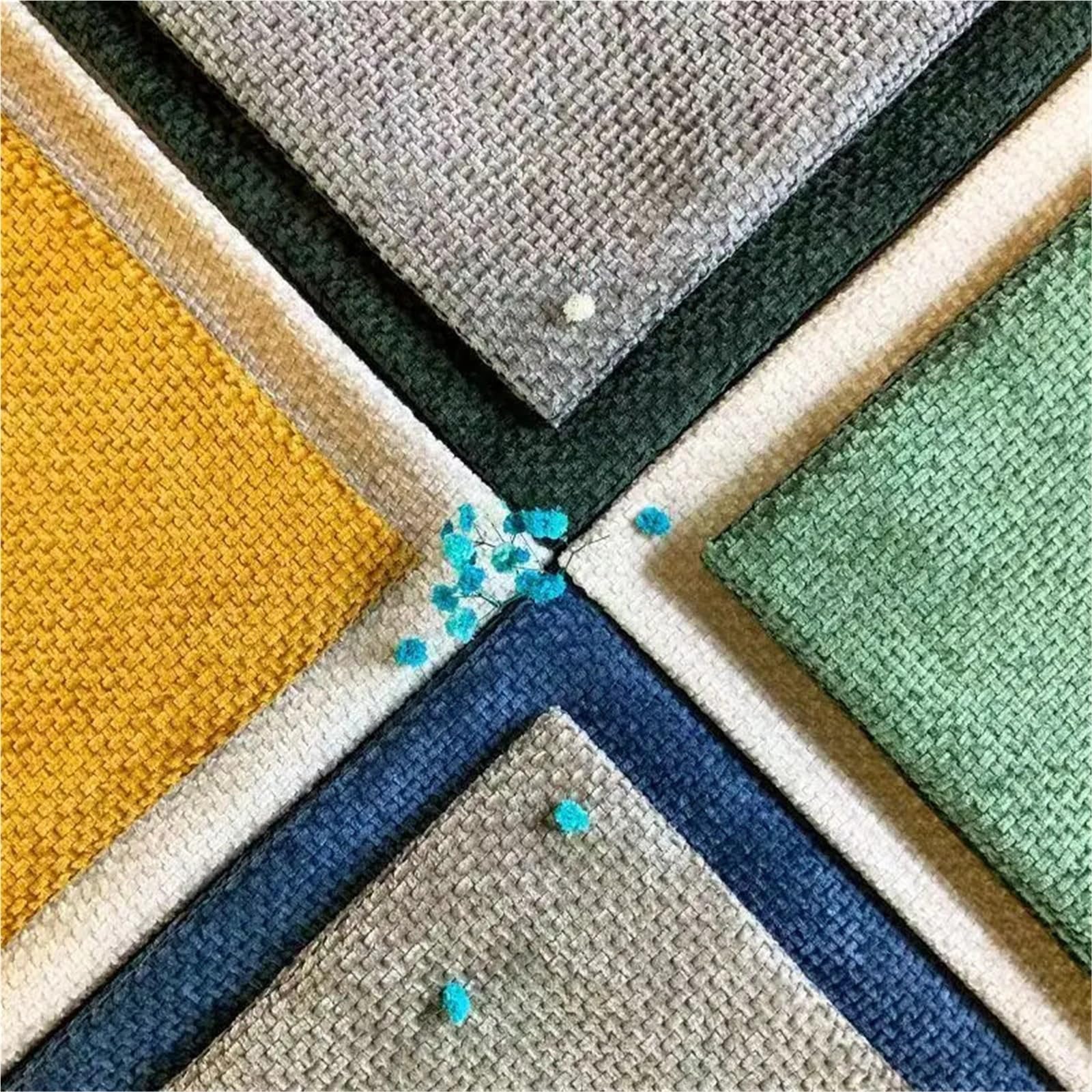 1 pieza de tela de chenilla jacquard con patrón de ratán liso por metro para bolsas, tapicería, fundas de sofá, tela suave para coser (22 gris prémium)