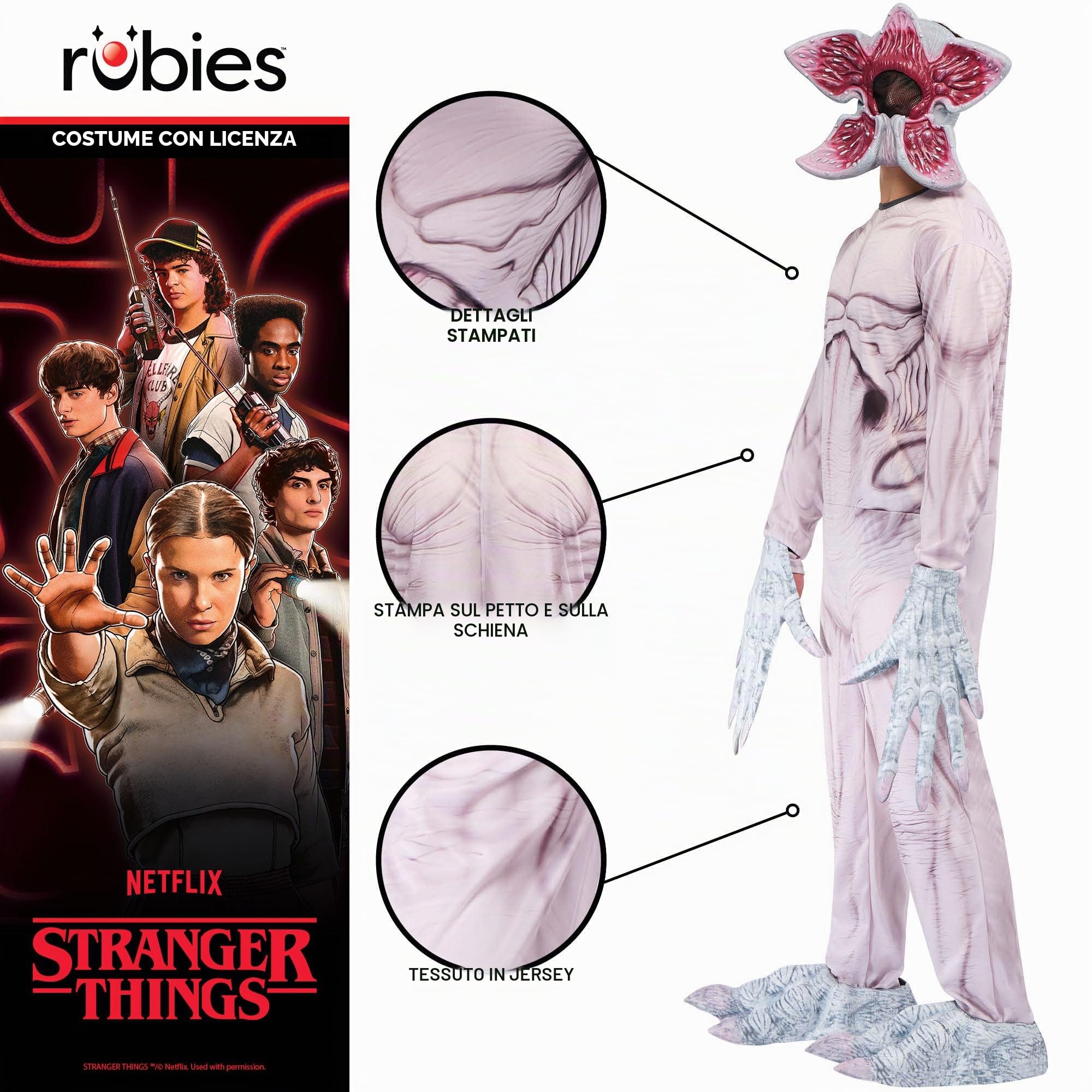 Rubies Official Stranger Things Demogorgon Deluxe Costume, Adult Fancy Dress