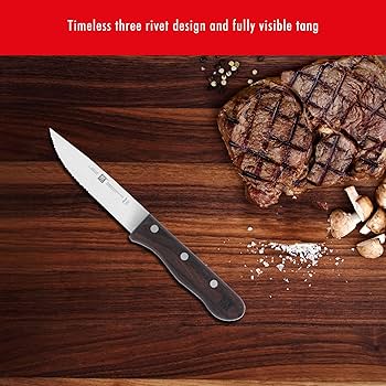 ZWILLING J.A. HENCKELS STEAK KNIFE一式 ZWILLING HENCKELS 4-Piece Steakhouse Steak Knife Set with