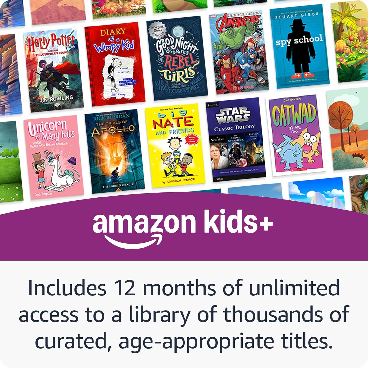 Amazon Kids Entertainment Device Bundle Including Kindle Colorsoft Kids (16GB, Fantasy River) + Echo Dot Kids (Dragon)