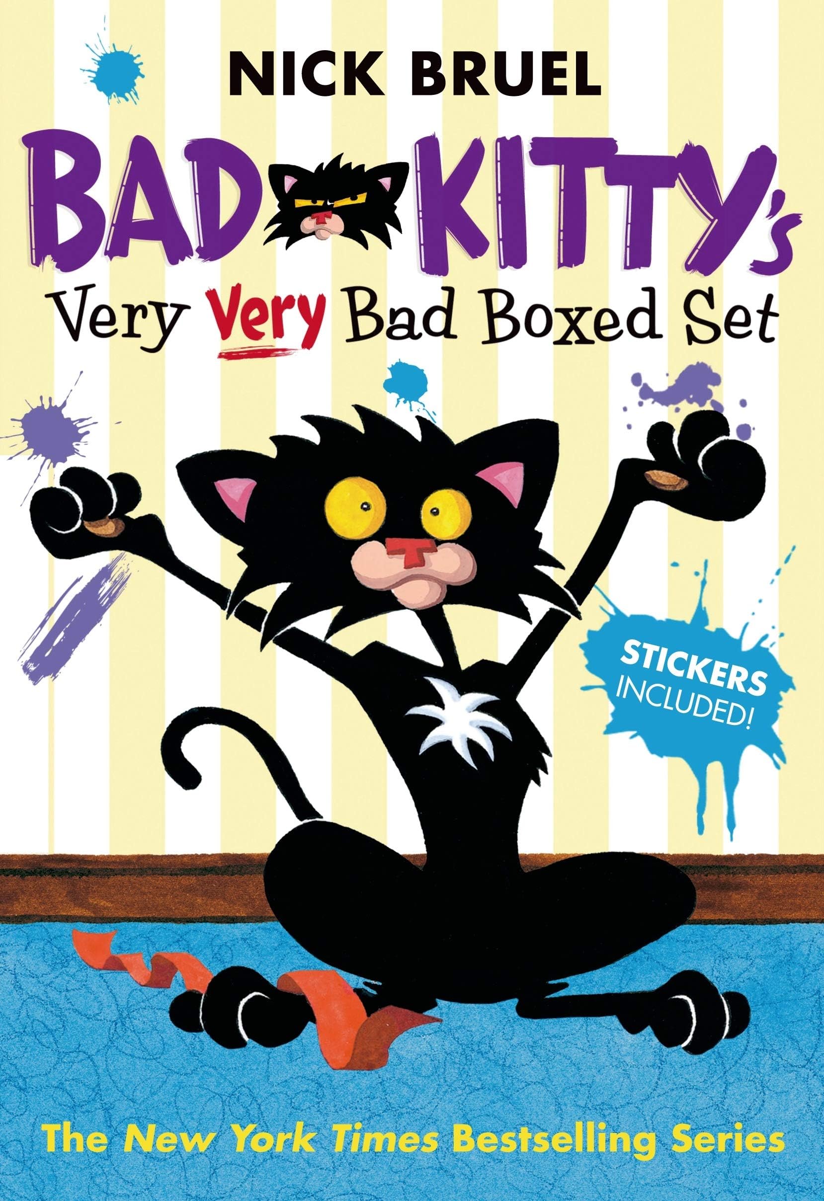 Square Fish Bad Kitty's Very Very Bad Boxed Set (#2): Bad Kitty Meets the Baby, Bad Kitty for President, and Bad Kitty School Days