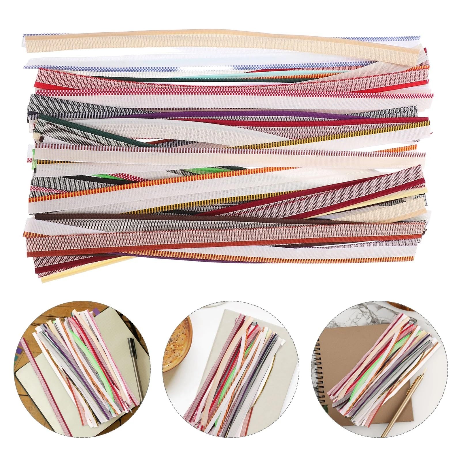 Fascia per libri 156 pezzi per rilegatura di libri, strumenti per fasce per capelli, kit artigianale in cotone
