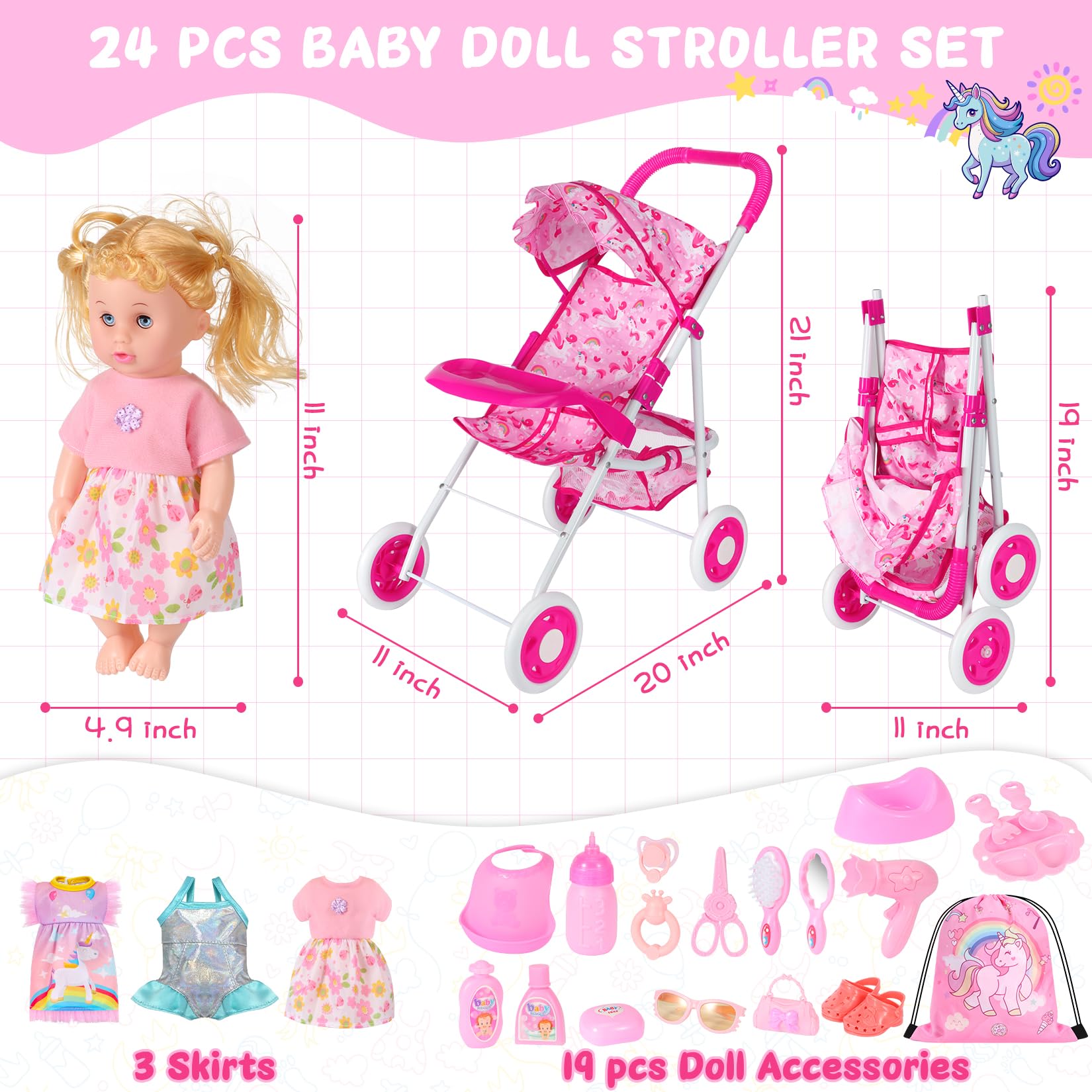 Baby Doll Stroller For Toddlers Year Desertcart INDIA