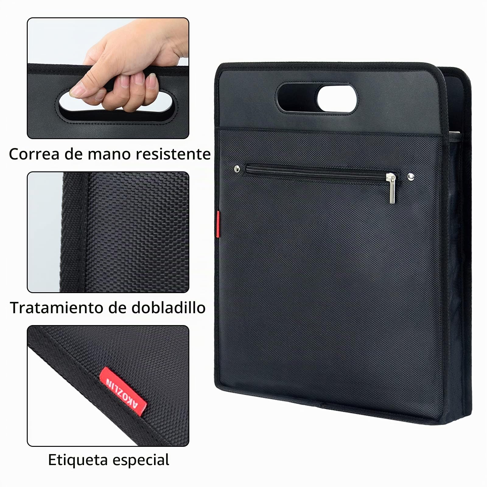 AKOZLIN - Bolsa de Transporte de Viaje para Discos de Vinilo, Estuche Duradero para álbumes de Vinilo LP