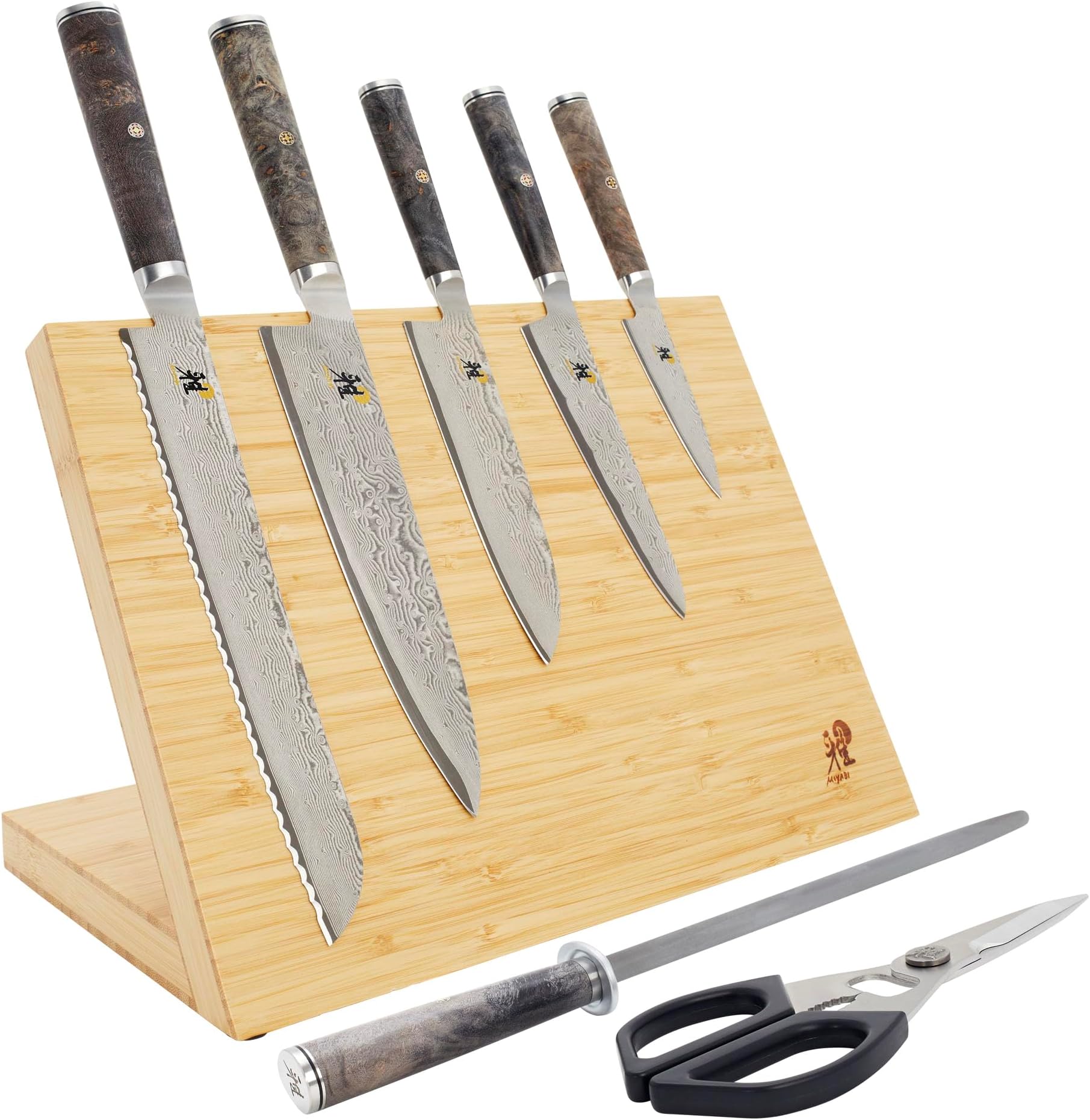Light Brown Block 5000MCD67 8-pc Knife Block Set