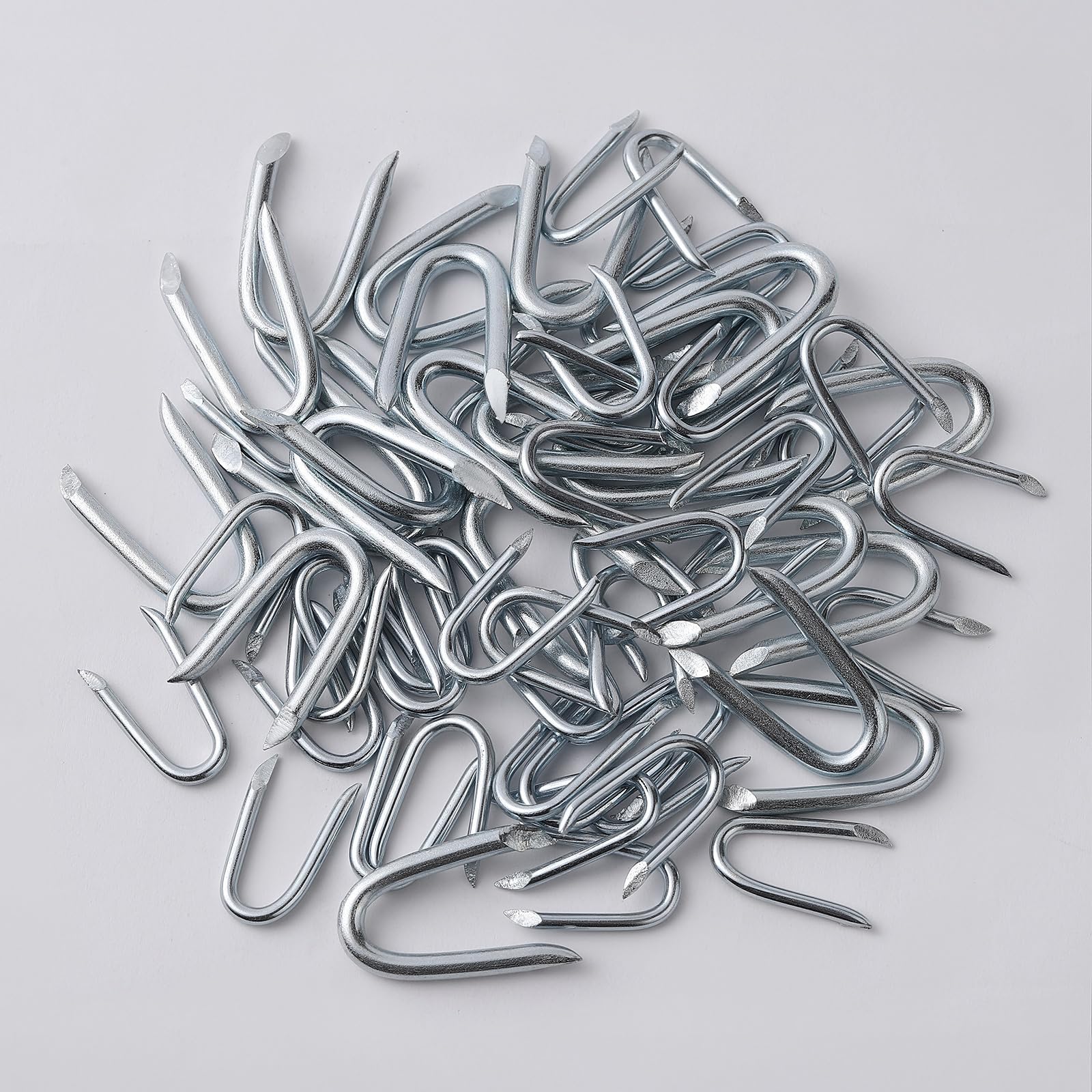 1 Inch Fence Staples - 280 Pack Galvanized -4 1 Inch Fence Staples - 280 Pack Galvanized -4