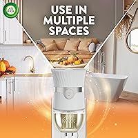 Vista 5 de Air Wick Repuesto de aceite perfumado enchufable, infundido con aceites esenciales, ambientadores de aire enchufables para el hogar, Pumpkin Spice