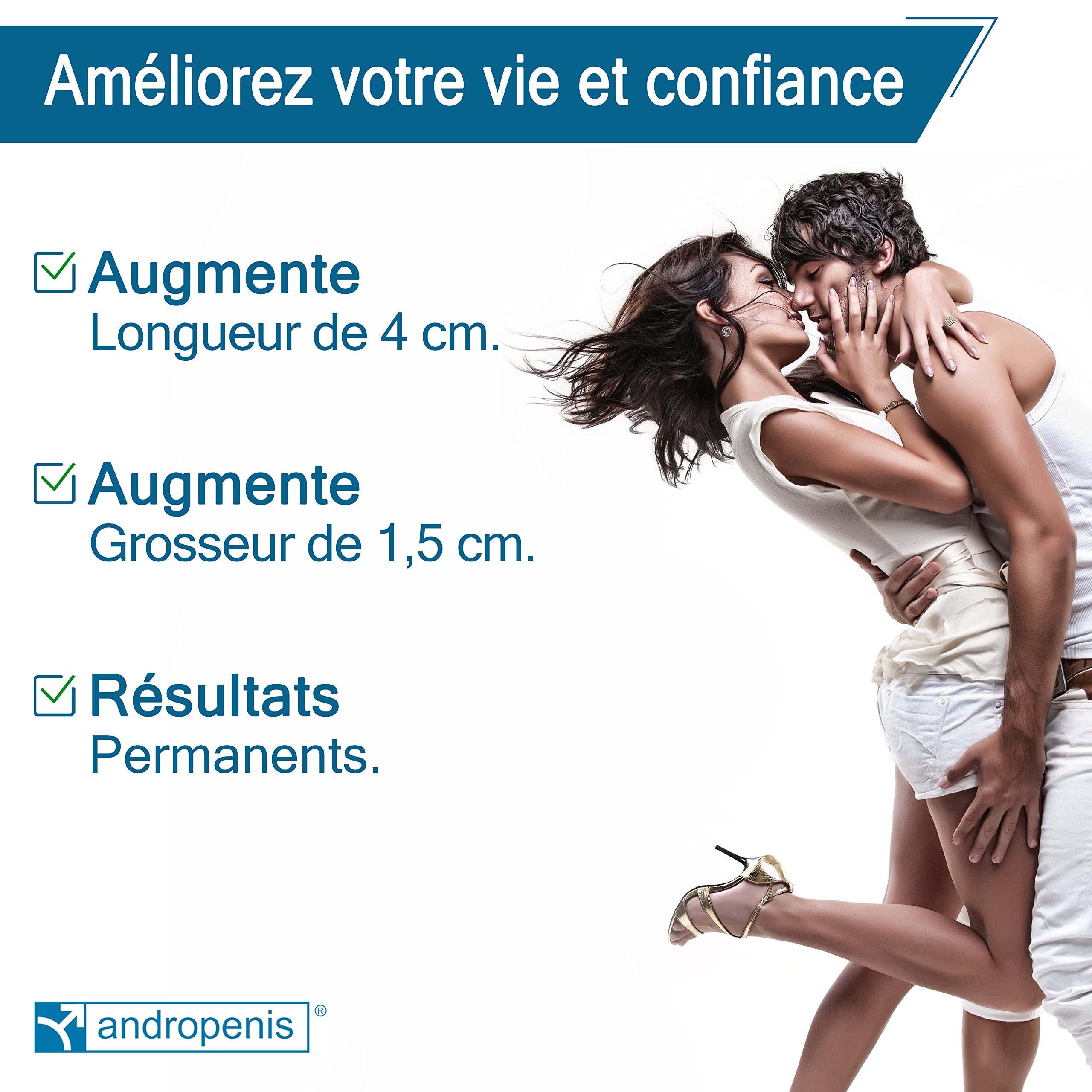 Andropenis Gold + Comfort Kit Extenseur Médical pour Homme pour Allongement avec Mode d'Emploi et Service Client en Français